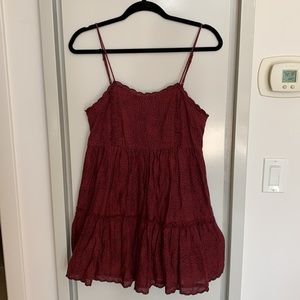 Urban Outfitters Red Cheetah Print Dress